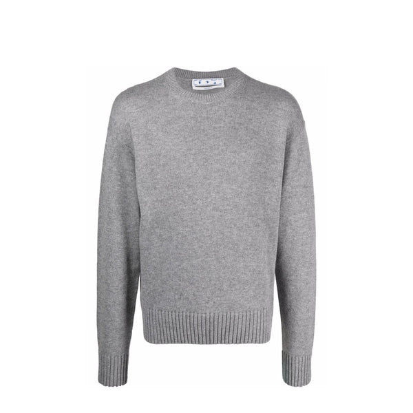 Off-White Crew Neck Sweater - Men - Piano Luigi