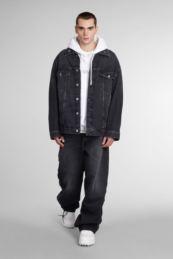 Off-White Denim Jackets In Grey Cotton - Men - Piano Luigi