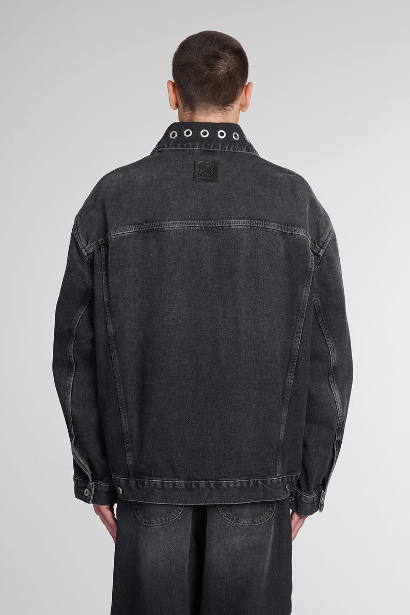 Off-White Denim Jackets In Grey Cotton - Men - Piano Luigi