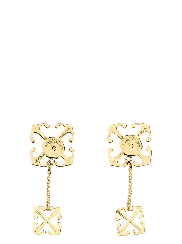 Off-White double Arrow Earrings - Women - Piano Luigi