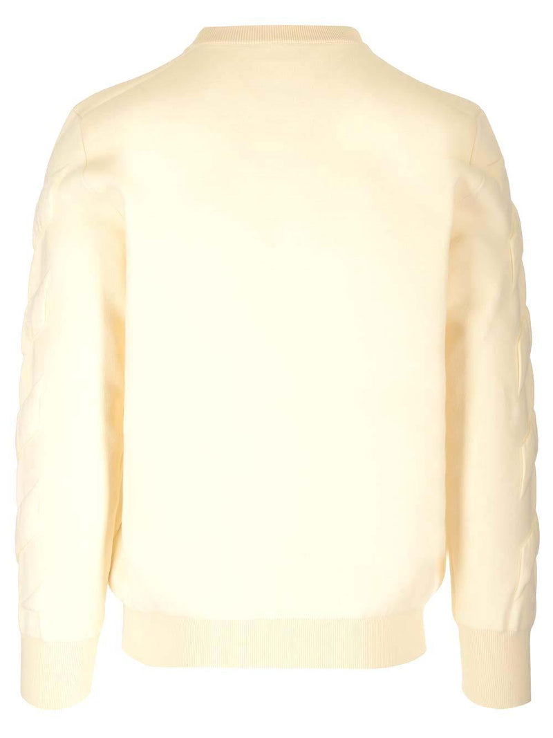 Off-White Embossed Sweater - Men - Piano Luigi