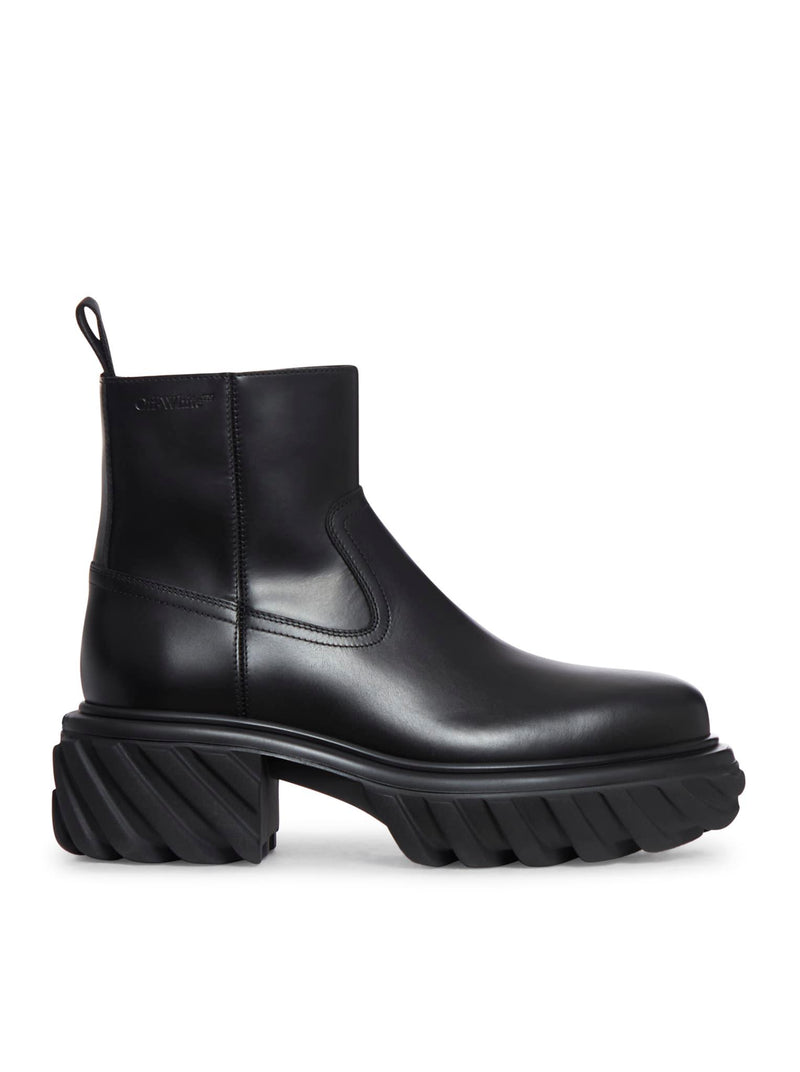 Off-White Exploration Motor Ankle Boot Black - Men - Piano Luigi