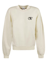 Off-White Flock Oversized Sweatshirt - Women - Piano Luigi