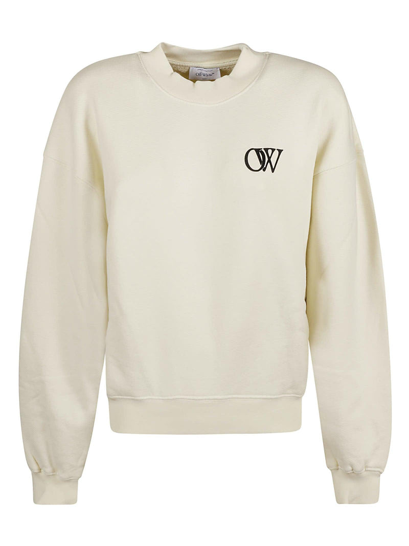 Off-White Flock Oversized Sweatshirt - Women - Piano Luigi