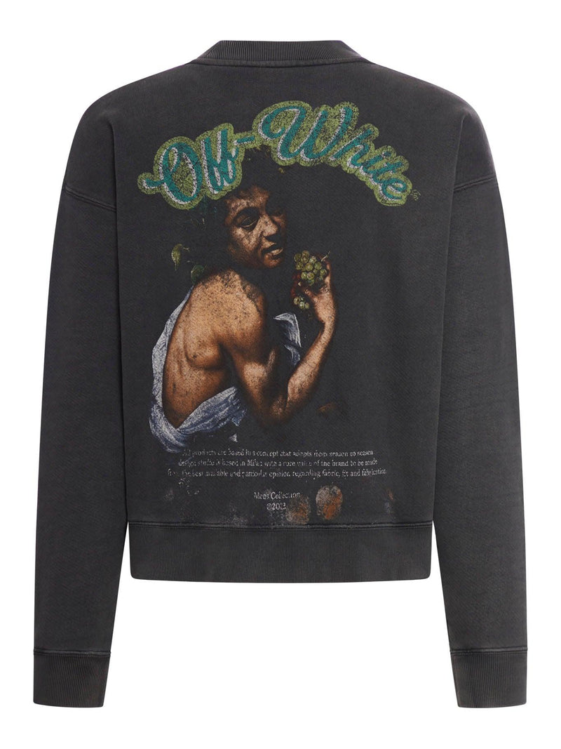 Off-White Green Bacchus Skate Crewneck - Men - Piano Luigi