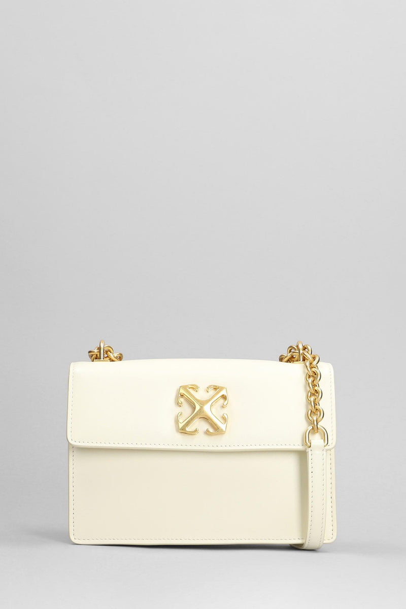 Off-White Jitney 2.0 Shoulder Bag In White Leather - Women - Piano Luigi