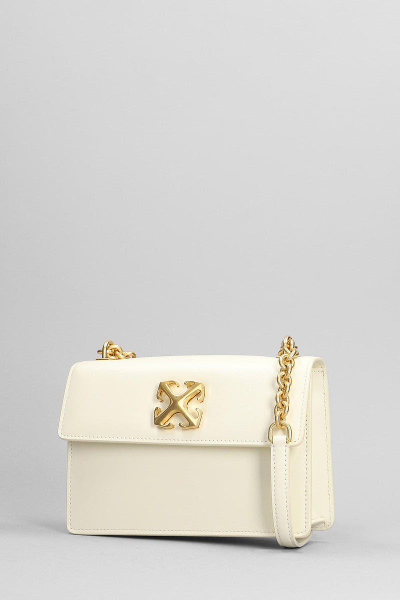 Off-White Jitney 2.0 Shoulder Bag In White Leather - Women - Piano Luigi