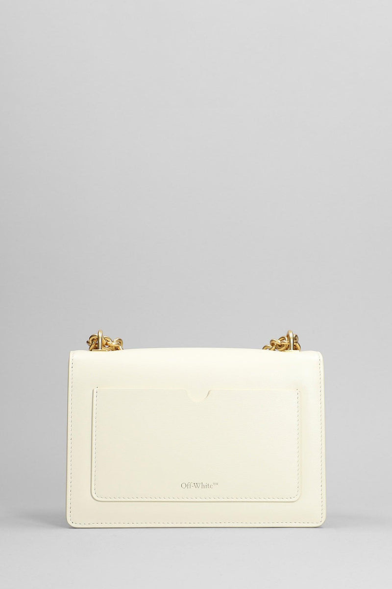 Off-White Jitney 2.0 Shoulder Bag In White Leather - Women - Piano Luigi