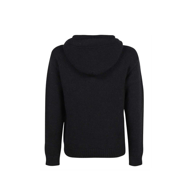 Off-White Knitted Hooded Sweatshirt - Men - Piano Luigi