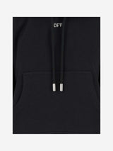 Off-White Logo Cotton Hoodie - Women - Piano Luigi