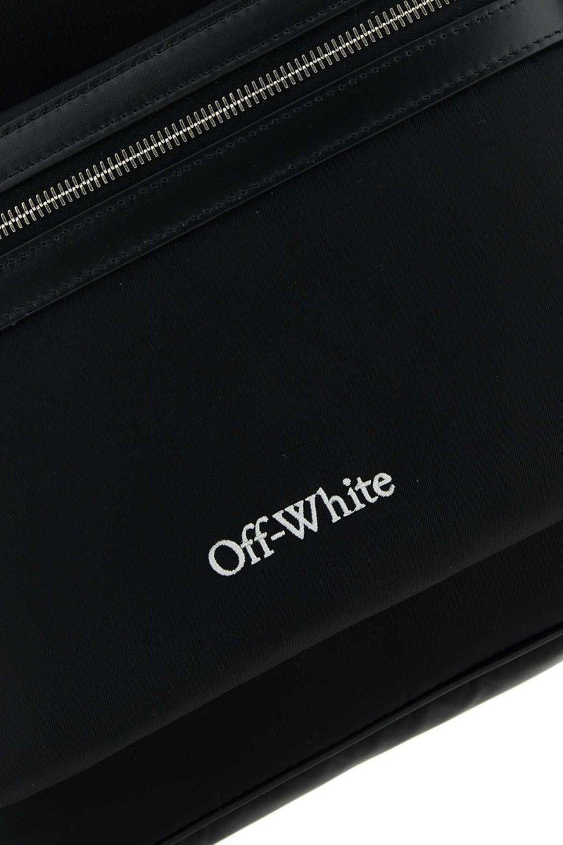 Off-White Logo Embroidered Backpack - Men - Piano Luigi