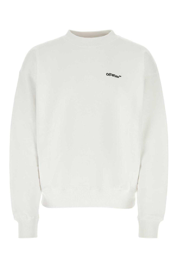 Off-White Logo Embroidered Crewneck Sweatshirt - Men - Piano Luigi