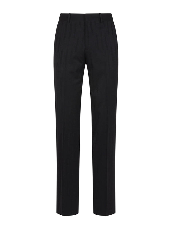 Off-White Mid-rise Straight Leg Trousers - Men - Piano Luigi