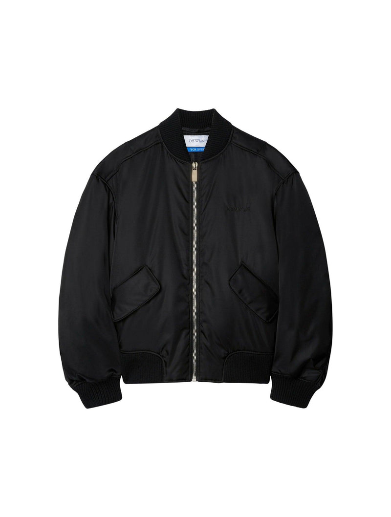 Off-White Ny Gab Bomber Black - Women - Piano Luigi