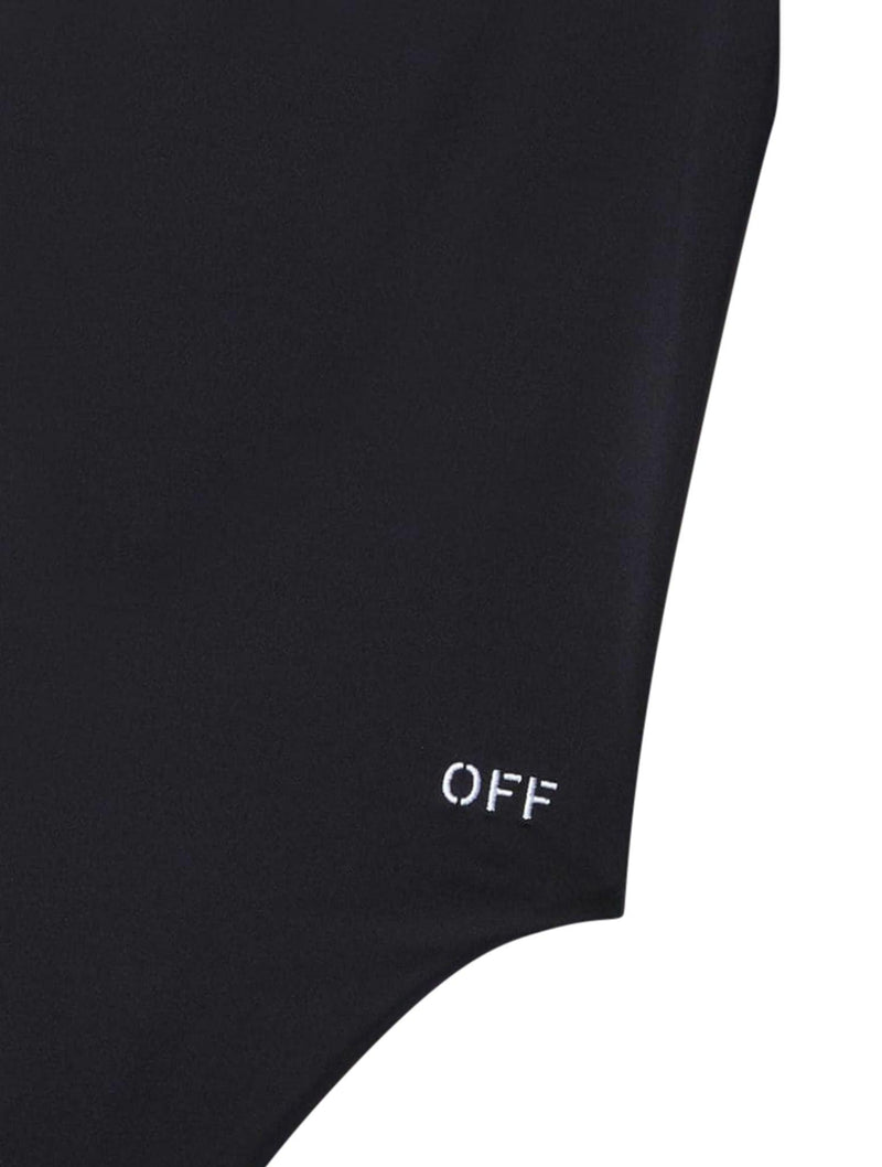 Off-White Off Stamp One Shoulder Swimsu - Women - Piano Luigi