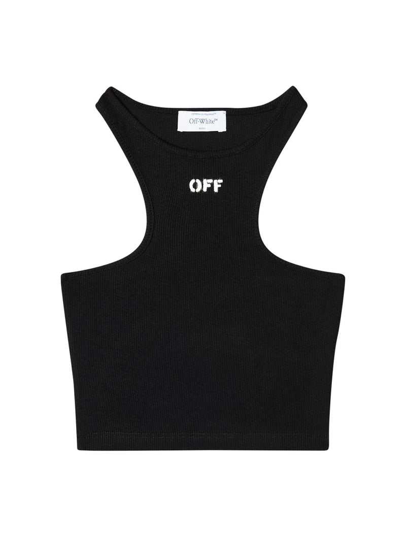 Off-White Off Stamp Rib Rowing Top - Women - Piano Luigi