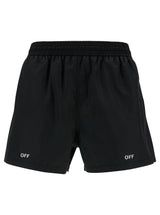 Off-White Off Stamp Swimshorts - Men - Piano Luigi