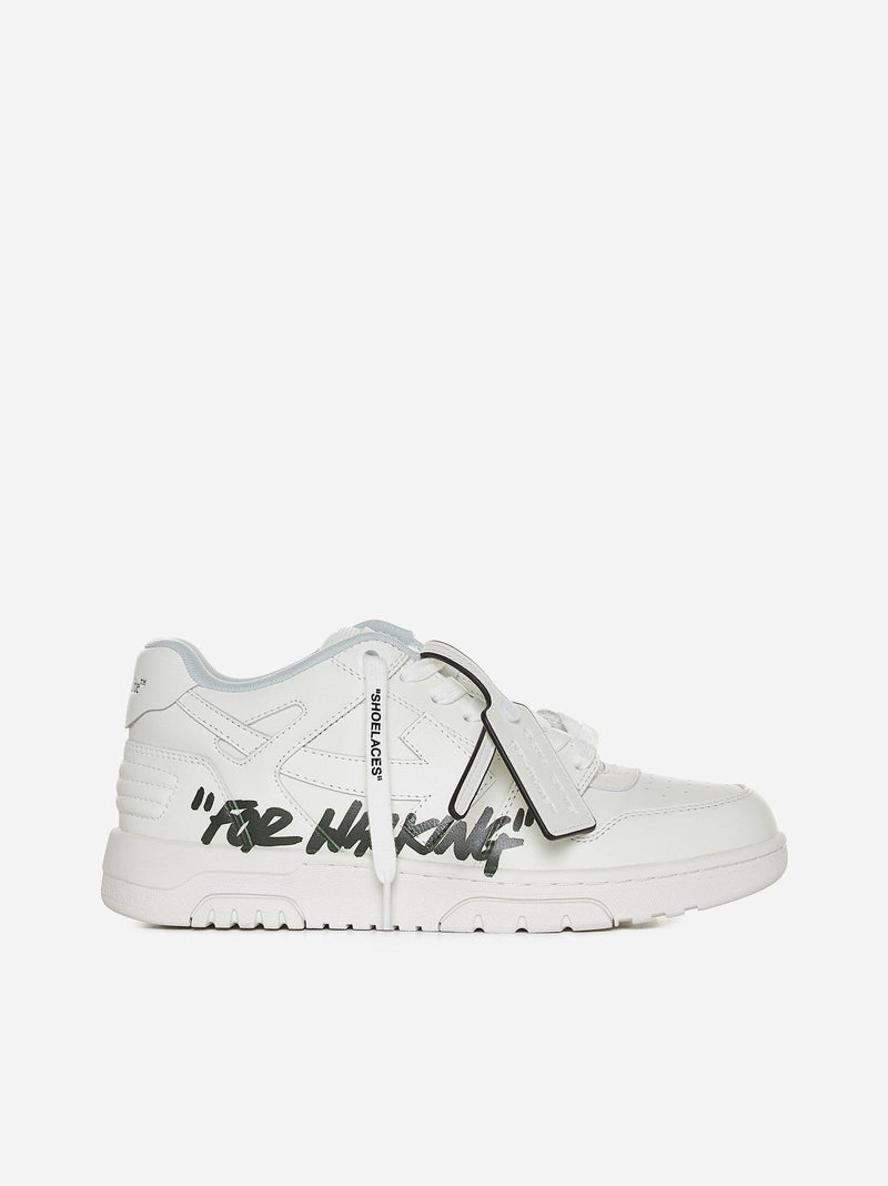 Off-White Out Of Office For Walking Leather Sneakers - Women - Piano Luigi