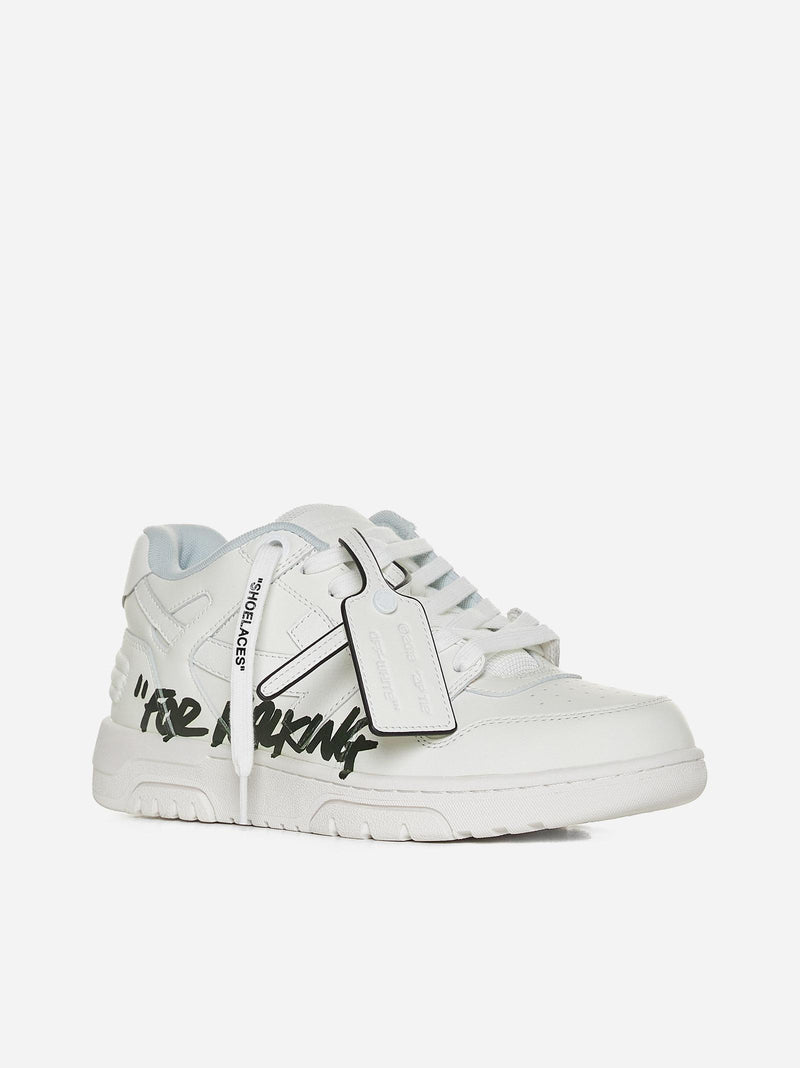 Off-White Out Of Office For Walking Leather Sneakers - Women - Piano Luigi