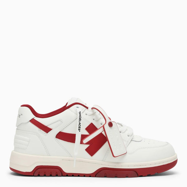 Off-White Out Of Office White\/red Low Trainer - Women - Piano Luigi