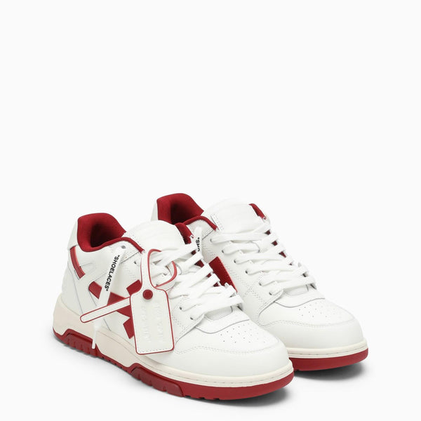 Off-White Out Of Office White\/red Low Trainer - Women - Piano Luigi