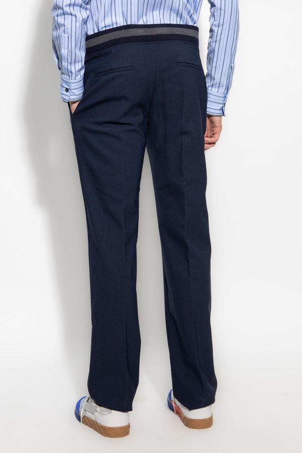 Off-White Pleat-front Trousers - Men - Piano Luigi