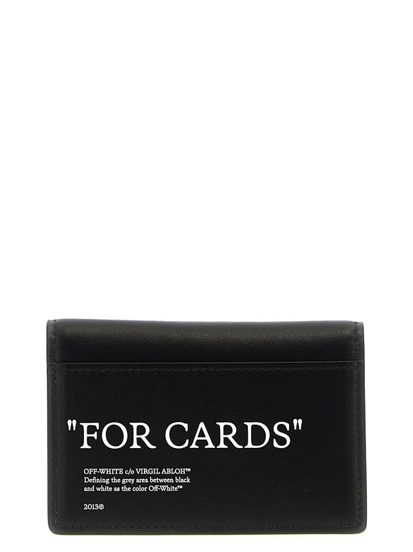 Off-White quote Bookish Card Holder - Men - Piano Luigi