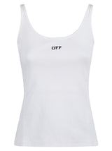 Off-White Rib Tank Top - Women - Piano Luigi