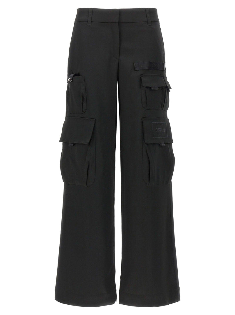 Off-White satin Toybox Cargo Pants - Women - Piano Luigi