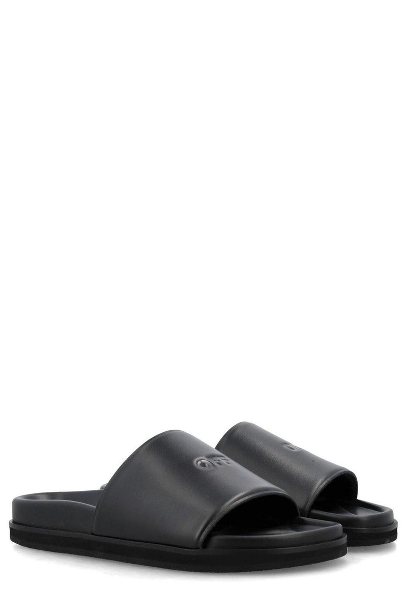 Off-White Stamp Open Toe Slides - Men - Piano Luigi