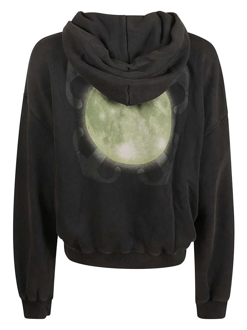 Off-White Super Moon Arrow Oversized Hoodie - Men - Piano Luigi