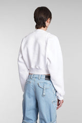 Off-White Sweatshirt In White Cotton - Women - Piano Luigi