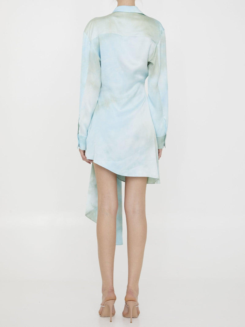 Off-White Tie-dye Asymmetric Dress - Women - Piano Luigi