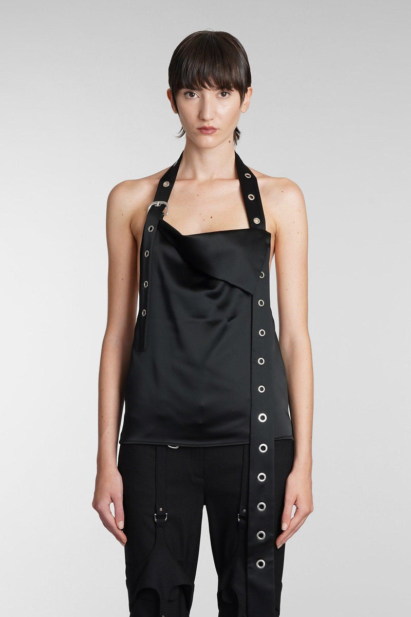 Off-White Topwear In Black Acrylic - Women - Piano Luigi