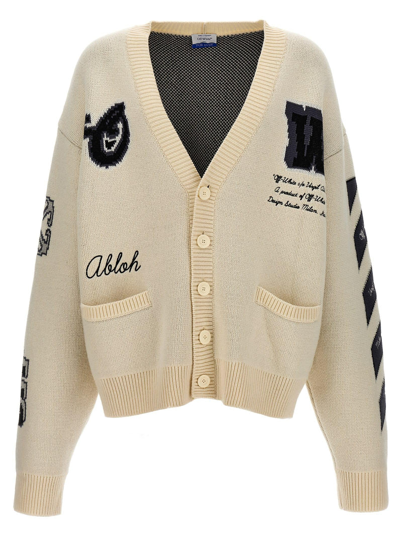 Off-White varsity Cardigan - Men - Piano Luigi