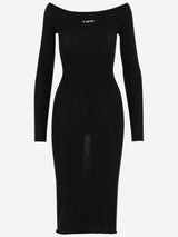 Off-White Viscose Blend Dress - Women - Piano Luigi