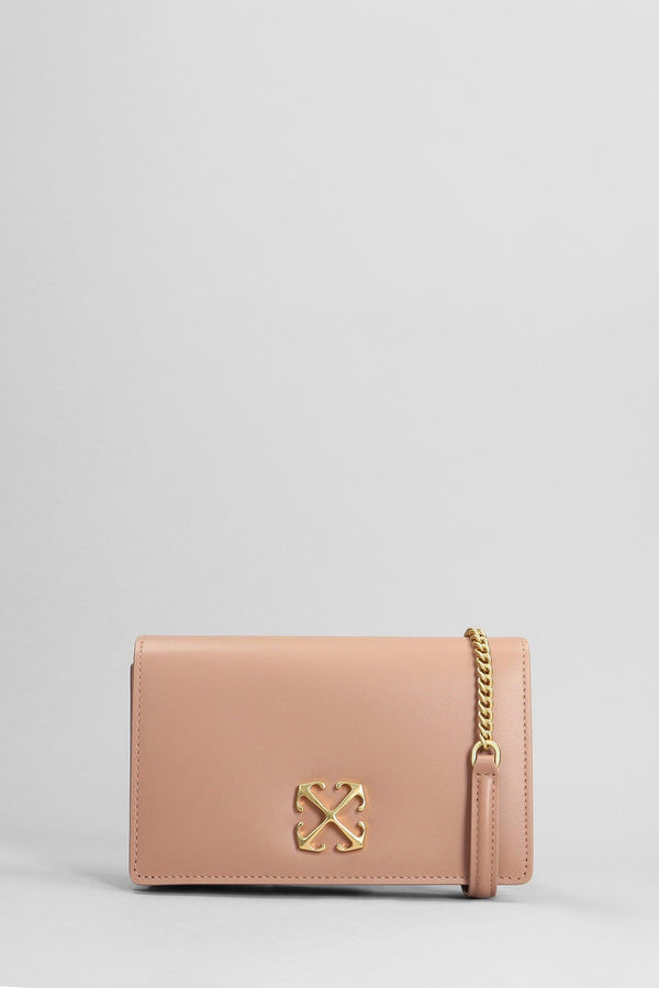 Off-White Wallet In Rose-pink Leather - Women - Piano Luigi