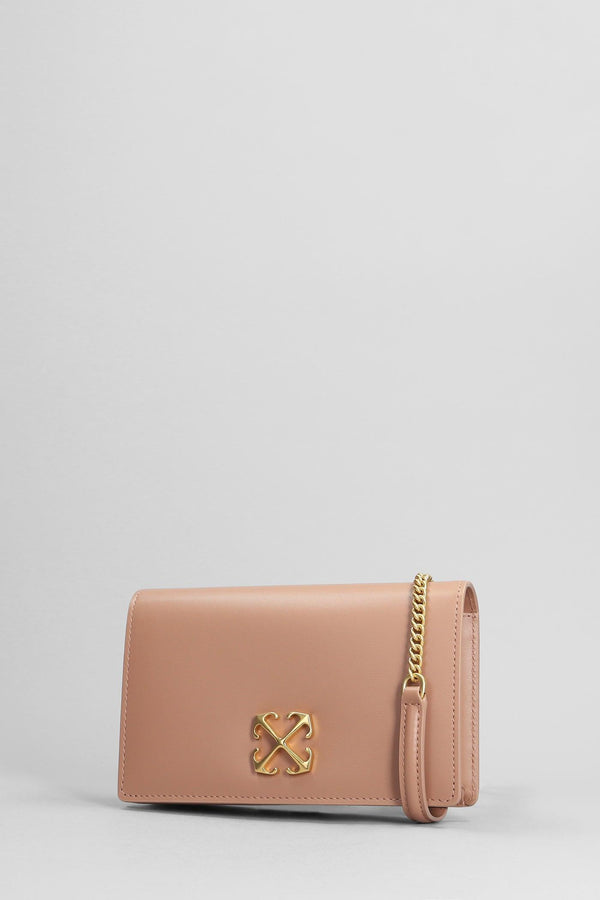 Off-White Wallet In Rose-pink Leather - Women - Piano Luigi