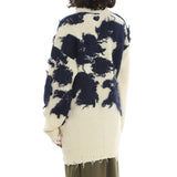 Off-White Wool And Silk Pullover - Women - Piano Luigi