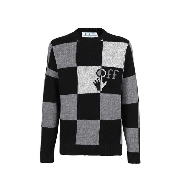 Off-White Wool Logo Sweater - Men - Piano Luigi