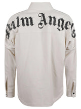 Palm Angels Back Logo Check Oversized Shirt - Men - Piano Luigi