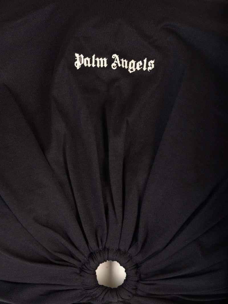 Palm Angels Crop T-shirt With Ring - Women - Piano Luigi