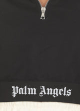 Palm Angels Logo Tape Hoodie - Women - Piano Luigi