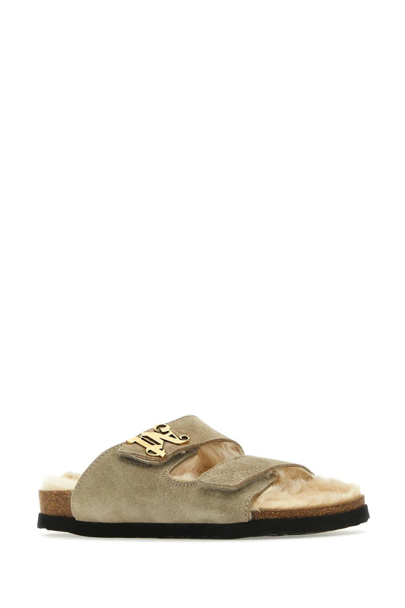 Palm Angels Sand Suede Slippers - Men - Piano Luigi