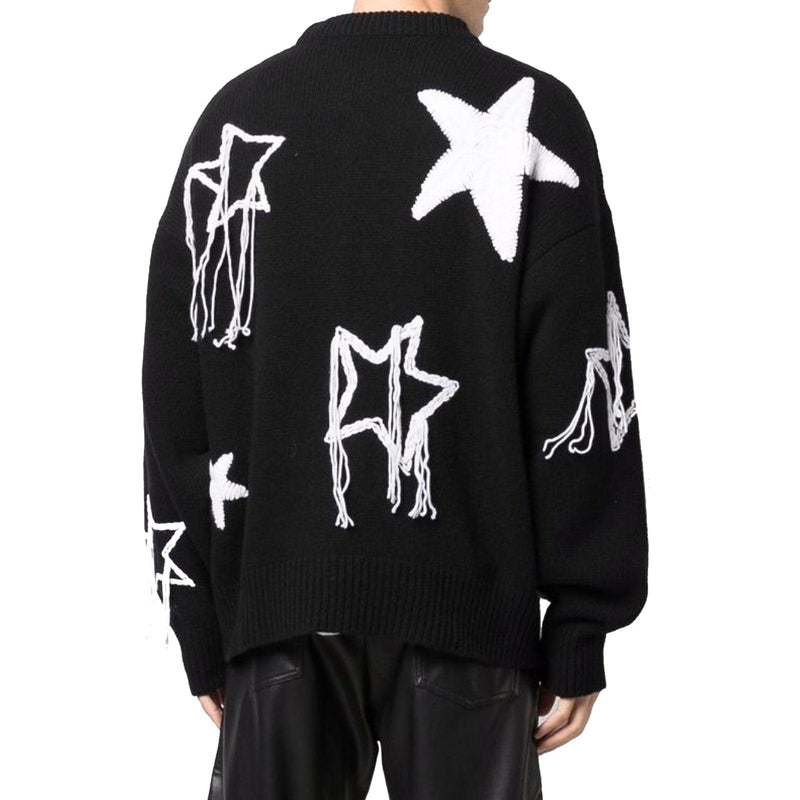 Palm Angels Wool Star-embellished Sweater - Men - Piano Luigi