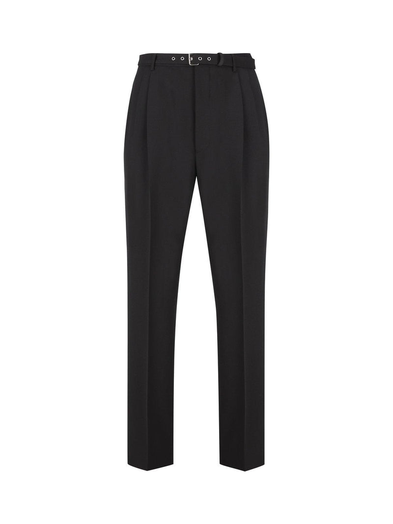 Prada Belted Tailored Trousers - Men - Piano Luigi