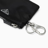 Prada Black Re-nylon Key Case Pouch - Men - Piano Luigi