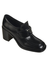 Prada Block Heel Logo Plaque Boots - Women - Piano Luigi