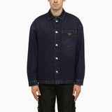 Prada Blue Denim Jacket\/shirt - Men - Piano Luigi