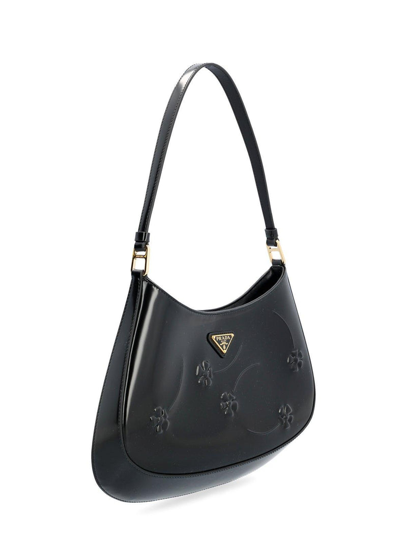 Prada Cleo Logo Plaque Shoulder Bag - Women - Piano Luigi